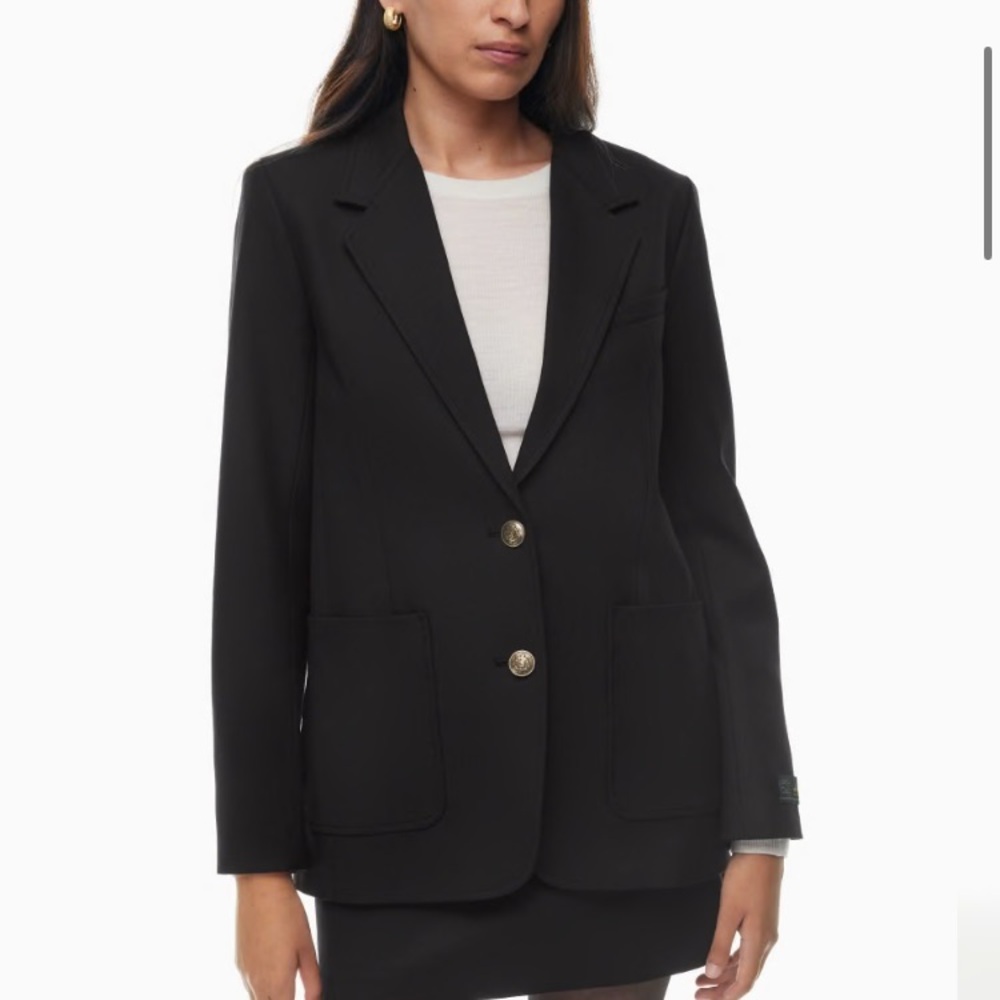 Wilfred Black Two-Button Blazer